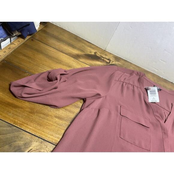 Torrid Women’s Plus Size 1X Harper Pullover 3/4 Sleeve Blouse - Wild Ginger - Picture 6 of 12